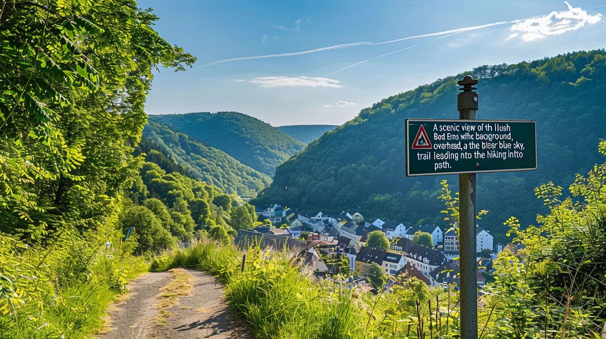 Wanderweg entlang des Flusses in Bad Ems, ideal für Natur- und Wanderfreunde, Bad Ems Wandern