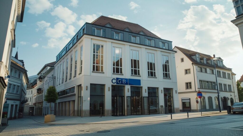 Junge Frau genießt Kaffee in einem modernen Café beim Lesen eines Buches