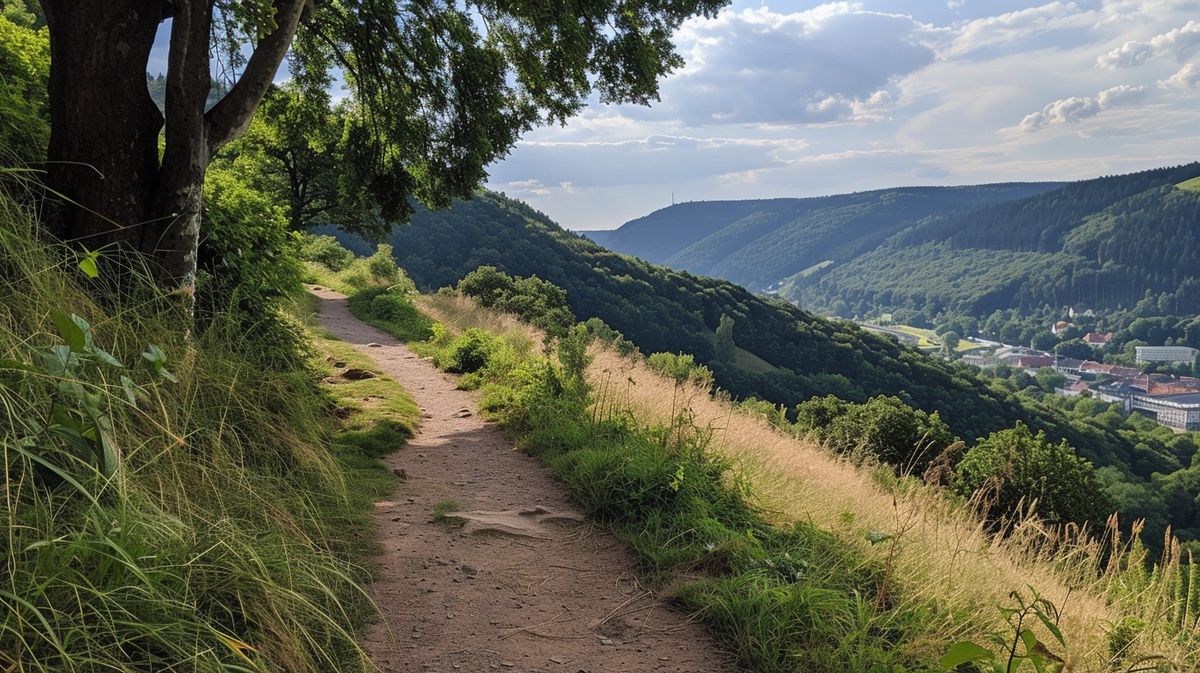 Wanderwege Bad Ems durch malerische Landschaft, ideal für Natur- und Wanderfreunde