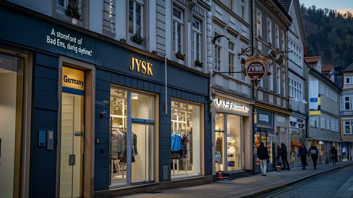 Innenansicht des JYSK Bad Ems Geschäfts mit verschiedenen Wohnaccessoires und Möbeln